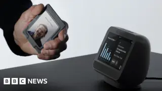 Microsoft previews AI-enabled wearable and desk cube for office work
