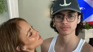 JLo cherishes family moments as twins prep for college