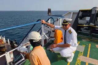 Iraqi captain sails into peril as regional war intensifies