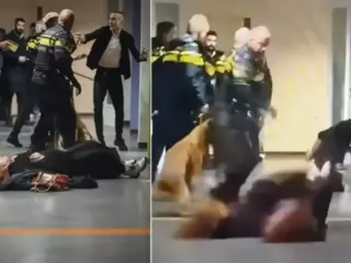 Pregnant woman dragged by Dutch police during husband’s arrest sparks outrage