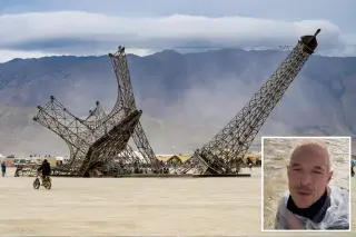 Diplo Dashes Six-Mile Mud Exit From Burning Man