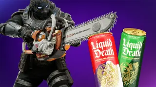 Gears of War: E-Day Launches Liquid Death Promotion for In-Game Pose and Merch