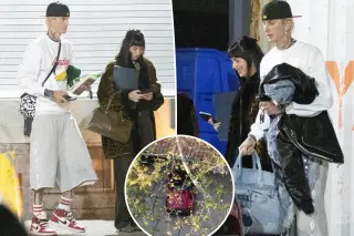 Machine Gun Kelly and Dakota Johnson spend night together in Los Angeles after studio session