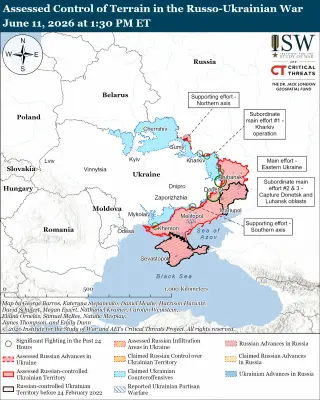 Ukraine’s Drone Edge and Logistic Strains Highlight ISW’s June 11 Ukraine Update