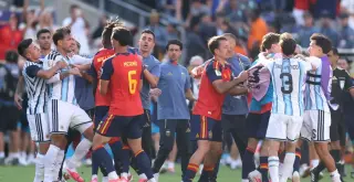 Ayala apologizes for post-final clash with Dani Olmo