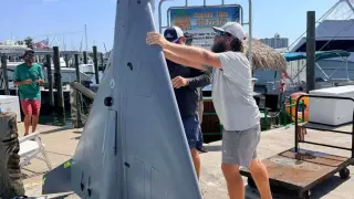 Pensacola charter reels in Gulf drone, could be military MQM-172