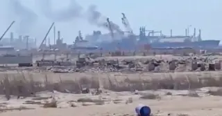 Drone strike ignites LNG vessels at Egypt’s Damietta port