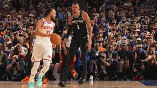 Alvarado Calls Out Wembanyama After G3 Shove, NBA Reviewing Flagrant Possibility