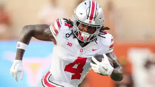 Jeremiah Smith Breaks Ohio State's Career Receiving Yardage Record Against Kent State
