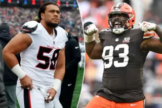 Giants bolster interior line with Harris and Fotu to fill Lawrence void