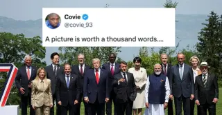 Trump’s Isolated G7 Moment Sparks Viral Meme Frenzy