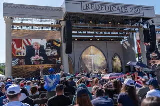 Humiliation, Not Hype: Founders’ Prayer Lesson at Trump Rally