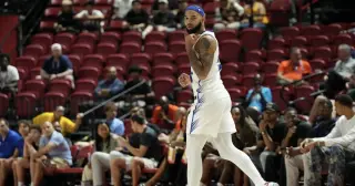 Brown Surprise Visit Highlights Sixers' Vegas OT Win Over Pacers