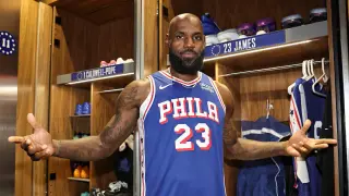 LeBron James Flies to NYC for 76ers Scrimmage Amid Season Hype