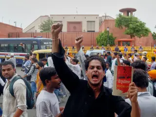 Youth-led march to Parliament targets education reform amid exam-leak protests