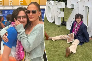 Lopez Celebrates Twin Graduations as Emme Adopts the Name Oskar