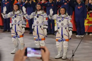 China’s trio of astronauts return from record-long space mission