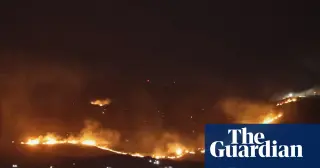 South Lebanon forest fires blamed on Israeli military actions, say firefighters