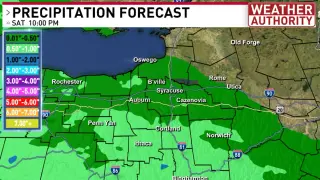 Calm Friday, Rainy Saturday Looms for Central New York