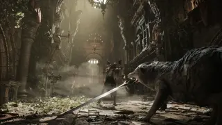 Grimdog Soulslike Arrives on Steam, A Dog With a Frayed Sword Battles Bosses