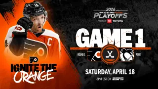 Flyers Open 2026 Playoffs with Saturday Night in Pittsburgh