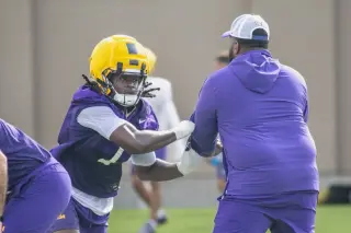 LSU Fall Camp Week 2: Leavitt Efficient, Edge Depth Tested