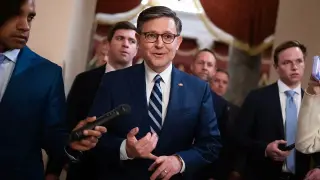 Johnson Gains Ground as House Conservatives End Floor Blockade