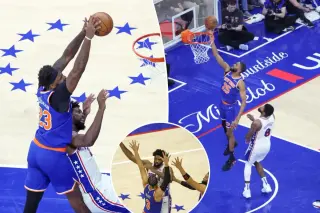Brunson powers Knicks to 3-0 series lead over 76ers
