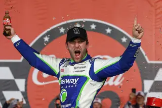Suárez, Spire win Coca-Cola 600 in KBM tribute after Kyle Busch's passing