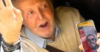 Beatles Moment in Liverpool: McCartney Winks at Fans on Tour Bus, FaceTimes Ringo