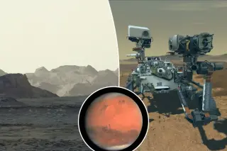 Curiosity Rover Captures Dawn Panorama of Mysterious Martian Yardangs