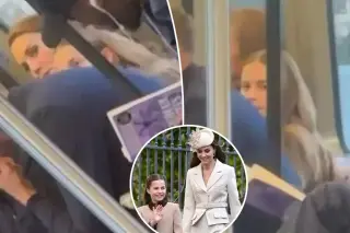 Kate Middleton and Princess Charlotte take Elizabeth line for rare public outing