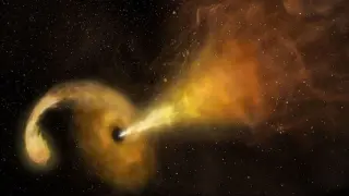 Wandering Black Hole Destroys a Star, Brightening a Galaxy's Edge