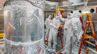 Underground detector hints at dark matter particle (WIMP)