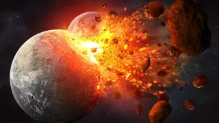Moon could form in just five hours after Earth-Theia collision, study suggests