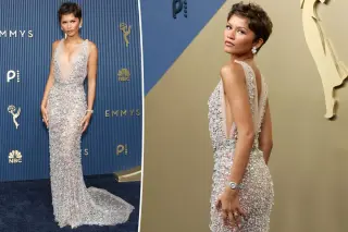 Zendaya Debuts Pixie Cut in Beaded Prada Gown at 2026 Emmys