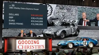 Record-Setting Shelby Cobra Daytona Coupe Fetches $42.9M at Pebble Beach