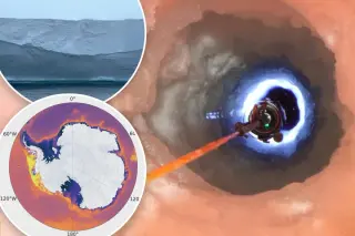 Ocean heat under Antarctica melts ice shelves from below, risking faster sea-level rise