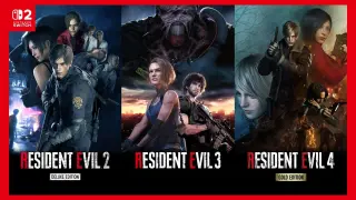 Switch 2 Gets First Gameplay for Resident Evil 2, 3, and 4 Remakes
