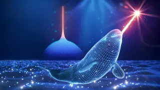 Narwhal-shaped light waves push light confinement beyond diffraction in dielectrics