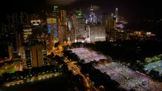 Hong Kong Tiananmen vigil organizers jailed amid security crackdown