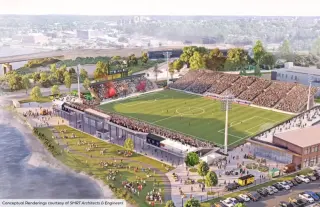 Portland Hearts of Pine unveil plans for West End stadium