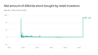 Allbirds' AI pivot sparks dot-com nostalgia and a meme-fueled rally