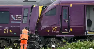Two Trains Collide North of London; One Dead, Dozens Injured