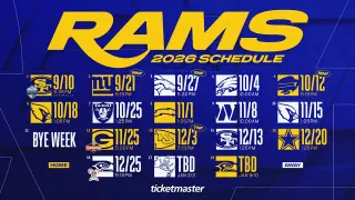 Rams unveil 2026 schedule with primetime slate and Australia opener
