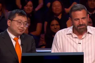 Affleck and Jamie Ding clinch $1M on Millionaire with Wright brothers question and turkey-name twist