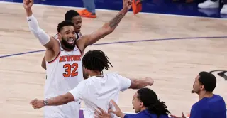 Knicks storm back from 29 down to seize Finals momentum