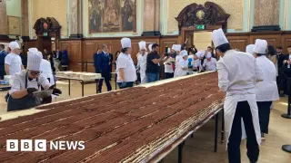 London crowns history with record-breaking tiramisu