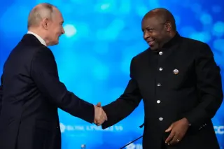 Putin pitches grain and security to 48 African nations at Moscow summit