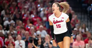 Nebraska Volleyball Sweeps Creighton in I-80 Rivalry Showdown